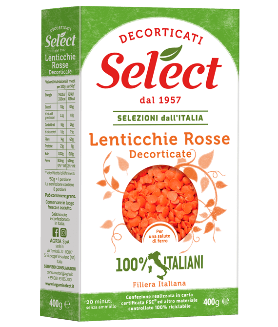 Lenticchie Rosse Decorticate - product img